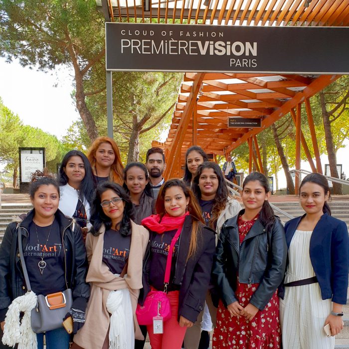 Study visit to paris and milan by our fashion design degree students